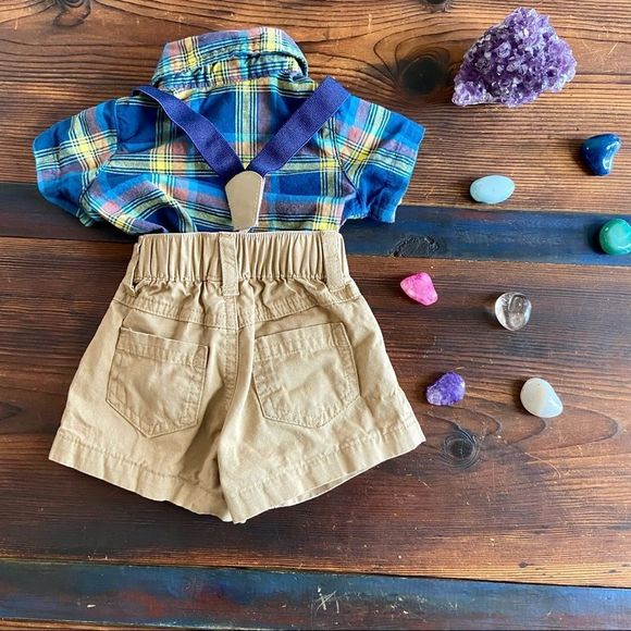 🔴5 for $25 🔴 Cat & Jack 3 Piece set w/ Suspenders - Picture 3 of 6